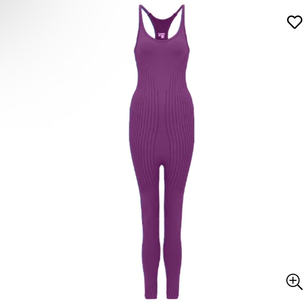 NWT Astro Remiges womans Purple one piece athletic jumpsuit Size Medium 8-10